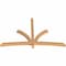 Ekena Millwork Davenport Timber Gable Bracket, Western Red Cedar, 84"W x 53"H x 3 1/2"D x 3 1/2"F, 15/12 Pitch GBW084X53X0404DAV00SWR - alternate 3